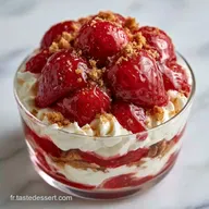 Trifle Aux Fraises et Sp&eacute;culoos