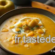Velout&eacute; de Courge et Pomme Granny Smith : Fruits et L&eacute;gumes de Saison F&eacute;vrier