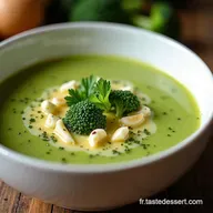 Velout&eacute; de Brocolis et Ch&egrave;vre Frais Onctueux sans cr&egrave;me Secret de Chef