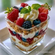 Verrines Fruits Frais et Cr&egrave;me Mascarpone