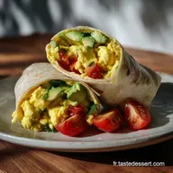 Wrap Avocat et ufs Brouills Une: 10 Minutes Chrono !