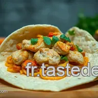 Wrap Poulet Recette M&eacute;diterran&eacute;enne : Un D&eacute;lice Rapide et Sain