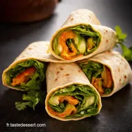 Wraps V&eacute;g&eacute;tariens d&Eacute;t&eacute; Faciles Ma Recette Ensoleill&eacute;e