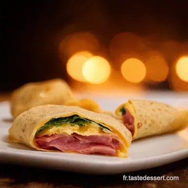 Apéro Rapide Mini Mes Wraps JambonFromage Express Fiche recette