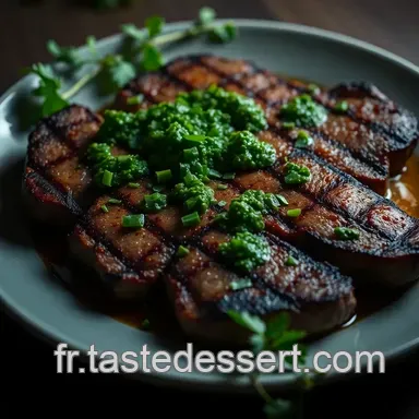 Araign&eacute;e de Boeuf Grill&eacute;e : Ma Recette Facile et Savoureuse avec Sauce Chimichurri Fiche recette