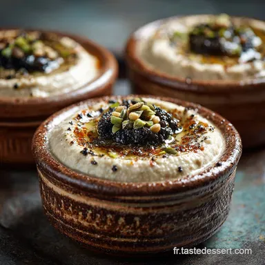 Caviar daubergine au tahini Baba Ganoush cr&eacute;meux Le secret du fum&eacute; parfait Fiche recette