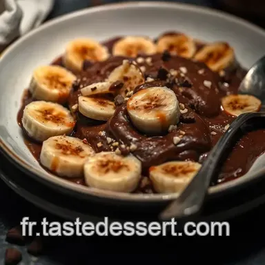 Banane au Chocolat Airfryer: La Gourmandise Facile! ✨ Fiche recette