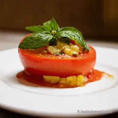 Granit&eacute; Tomate Basilic Un Vent d&Eacute;t&eacute; Rafra&icirc;chissant Fiche recette