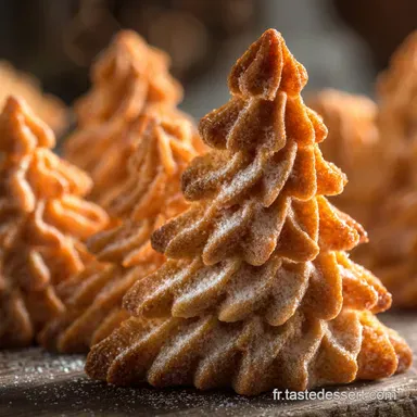 B&acirc;tonnets de sabl&eacute;s en forme de sapin de No&euml;l, croustillants Fiche recette