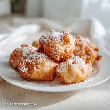 Beignets aux Pommes &agrave; la Po&ecirc;le: 25 Minutes Fiche recette