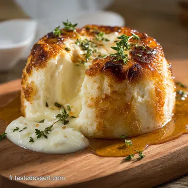 Bombes au fromage et ail Moelleuses c&oelig;ur fondant et beurre aill&eacute; Fiche recette