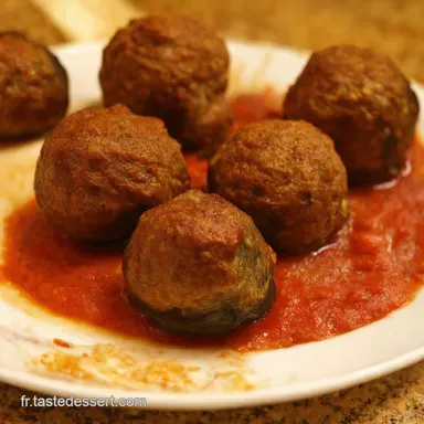 Mes D&eacute;licieuses Boulettes Aubergine V&eacute;g&eacute;tariennes Recette Facile Fiche recette