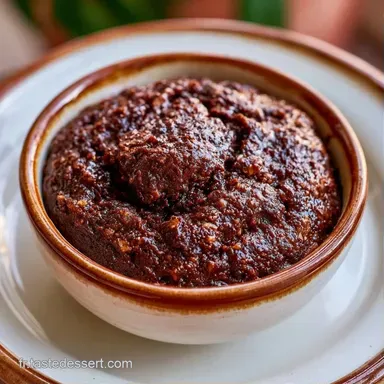 Bowl Cake Banane Chocolat Express en 9 Min Fiche recette
