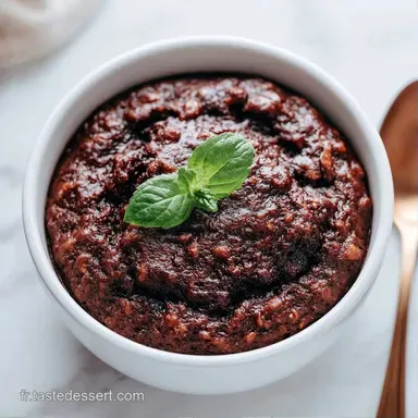 Bowl Cake Minceur Micro Ondes en 10 Min Fiche recette