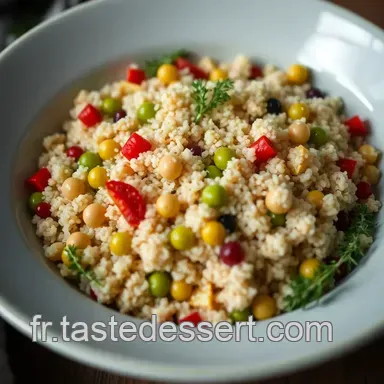 Bowl de Quinoa Méditerranéen : Une Idée Plat Équilibré Facile & Savoureuse Fiche recette