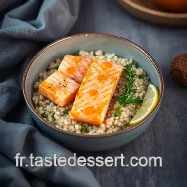 Bowl &Eacute;quilibr&eacute; au Quinoa et Saumon : Une repas &eacute;quilibr&eacute; recette facile Fiche recette