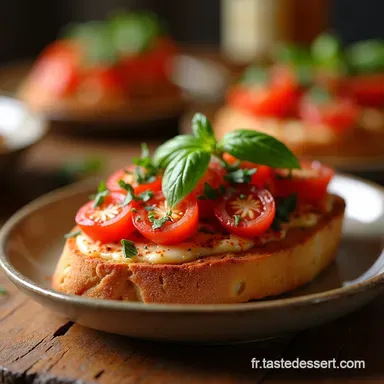 Bruschetta Traditionnelle La Simplicit&eacute; Italienne &agrave; lAp&eacute;ro Fiche recette
