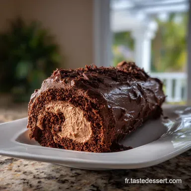 Buche au Chocolat : Ganache Veloutée et Intense Fiche recette