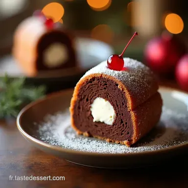 Bûche Chocolat Mascarpone Le Dessert de Noël Parfait Fiche recette