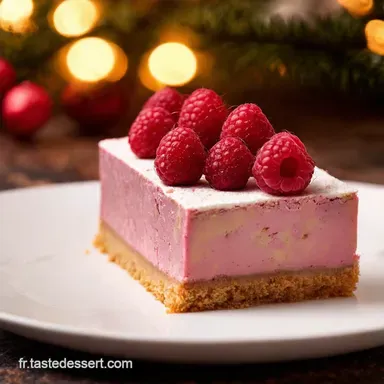 B&ucirc;che Framboise Nougat Perle Le D&eacute;lice Festif Fiche recette