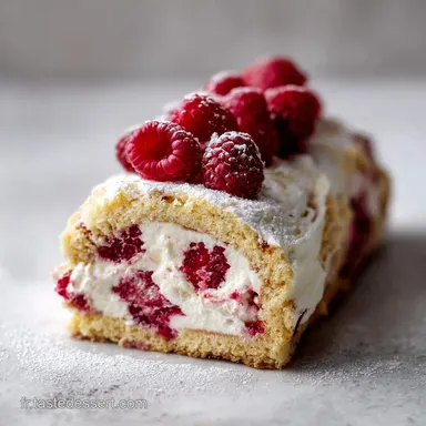 B&ucirc;che Mascarpone Framboise Sans Cuisson pour 8 Fiche recette