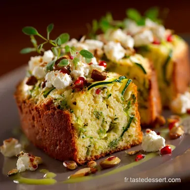 Cake courgette olive feta Le secret du moelleux Recette facile d&eacute;t&eacute; Fiche recette