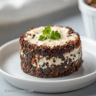 Cake sal&eacute; ch&egrave;vre poivre : La recette ap&eacute;ritif facile et savoureuse Fiche recette