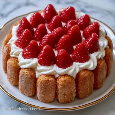 Charlotte Aux Fraises Au Mascarpone