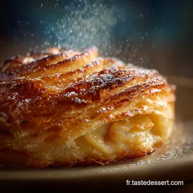 Chausson aux Pommes Le secret dun feuilletage parfait et dor&eacute; Fiche recette