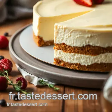 Cheesecake au Fromage Blanc: Mon Secret L&eacute;ger & Facile! Fiche recette