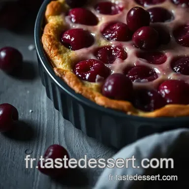 Clafoutis aux Cerises façon Pierre Hermé: Un Délice Inratable ! Fiche recette