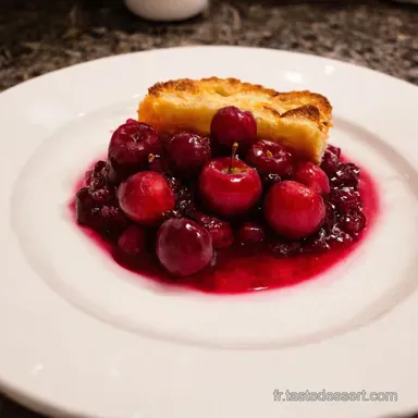 Clafoutis Cerises Léger Mon Dessert Facile et Rapide Fiche recette