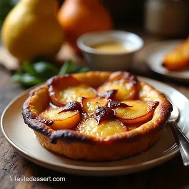 Clafoutis PoiresChocolat Un D&eacute;lice Facile et Gourmand Fiche recette