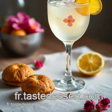 Le cocktail madeleine : Une douceur florale à partager Fiche recette