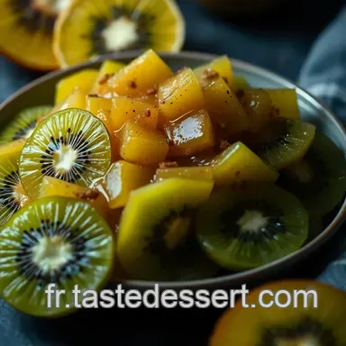 Confiture de Kiwi Épicée: Une Douceur Tropicale pour vos Tartines Fiche recette