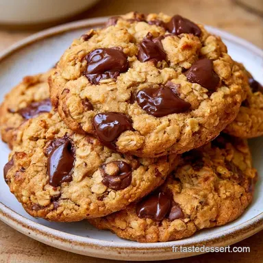 Cookies Banane Flocons Davoine Tendres Fiche recette
