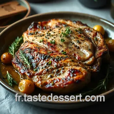 Recette de Côte d'Agneau Rôtie aux Herbes de Provence : Un Délice Classique Fiche recette