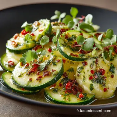 Courgettes froides &agrave; lail coriandre et cumin laccompagnement d&eacute;t&eacute; Fiche recette