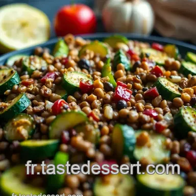 Courgettes farcies aux lentilles &agrave; la Proven&ccedil;ale : Ma Recette Ensoleill&eacute;e! Fiche recette