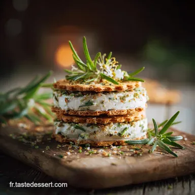 Recette Crackers Gros Sel et Romarin Maison LAp&eacute;ro Proven&ccedil;al Parfait Fiche recette