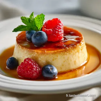 Cr&egrave;me Caramel Renvers&eacute;e: Cuisson 45 Min Fiche recette