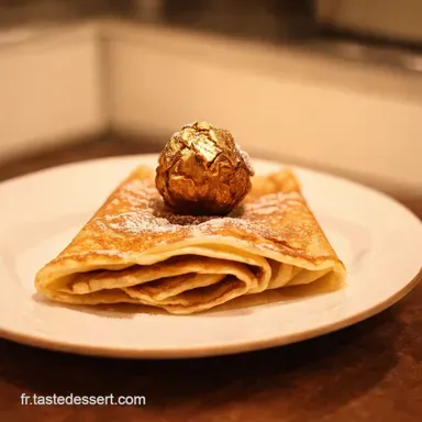 Cr&ecirc;pes au Ferrero Rocher La Gourmandise &agrave; la Fran&ccedil;aise Fiche recette