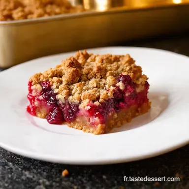 Crumble Fruits Rouges Facile Go&ucirc;t de Provence en un Clin dOeil Fiche recette
