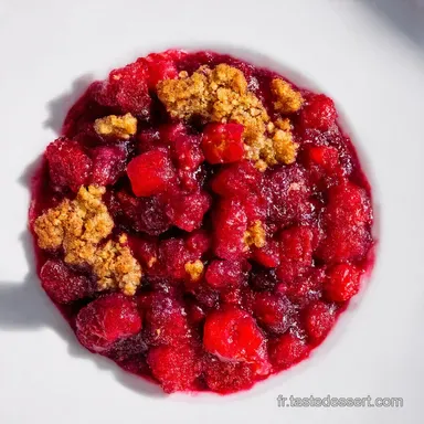 Crumble Fruits Rouges Facile Go&ucirc;t de Provence en un Clin dOeil
