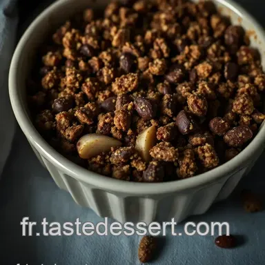 Crumble aux Poires Chocolat : Un Dessert Facile et R&eacute;confortant Fiche recette