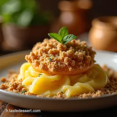 Crumble Pomme Cannelle Fa&ccedil;on Chef Un D&eacute;lice Facile Fiche recette