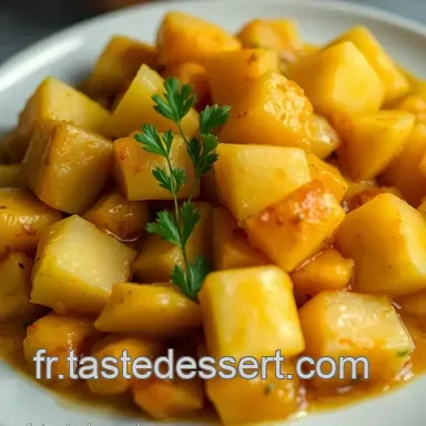 Curry de Patate Douce aux Épices Exotiques : Un Plat Sain et Réconfortant Fiche recette