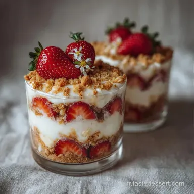 Dessert Fraise Express en 15 Minutes Fiche recette