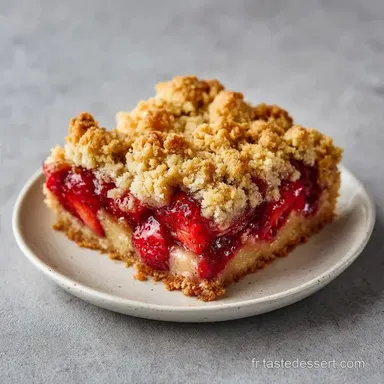 Dessert Fraise Rhubarbe en 45 Minutes