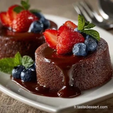 Dessert rapide sans farine Pots de Cr&egrave;me au Chocolat Intense Fiche recette